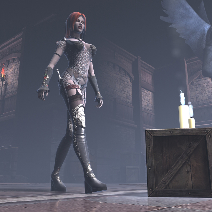 пример реалистичного highpoly персонажа