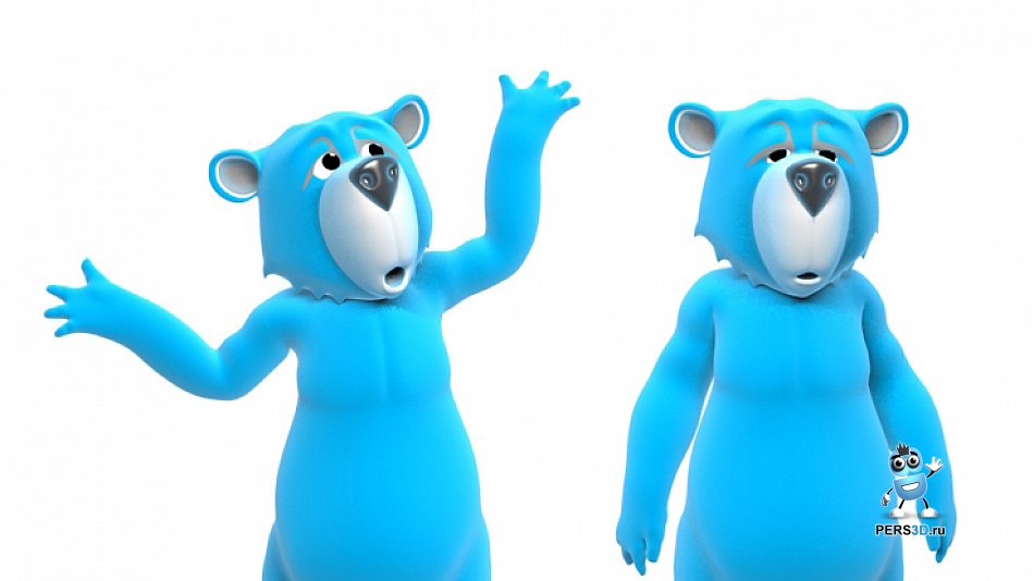 3D модель медведя для секонд-хенда