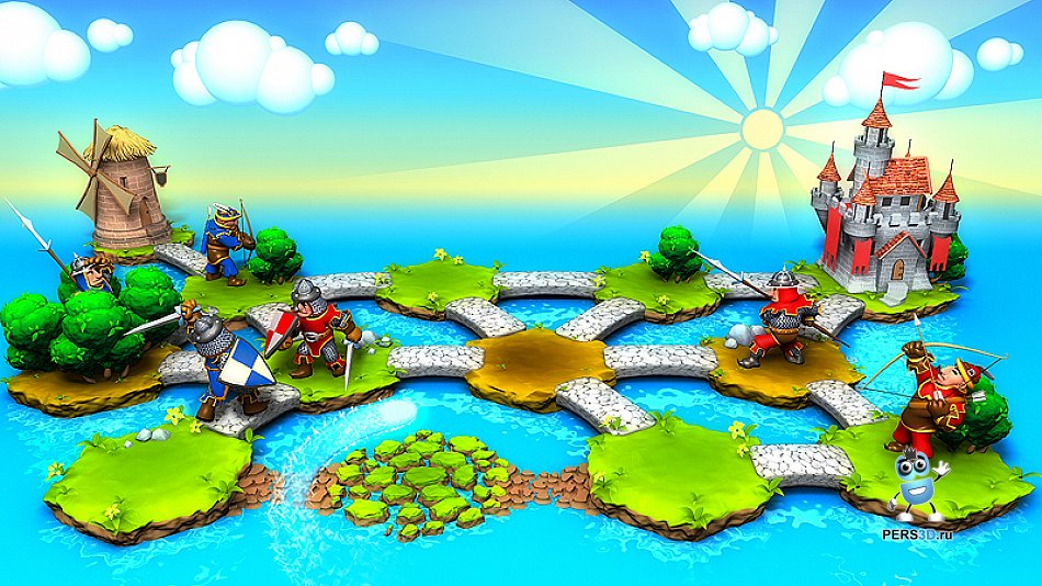 изображение загрузочного экрана игры Hexland Tales