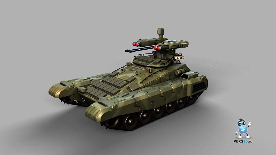 3d модель танка - вариант 1